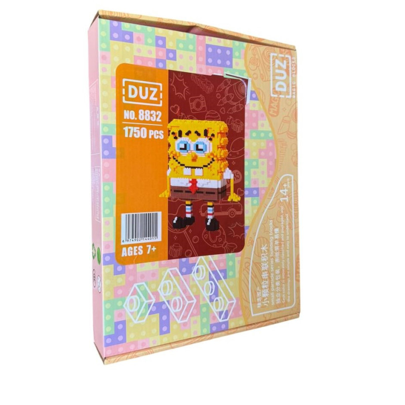 Конструктор 3D Губка Боб 8832 (1750 дет.) (39 шт)