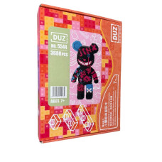Конструктор 3D Ведмедик (Bearbrick) 5544 (3688 дет.) (24 шт)