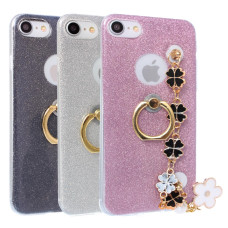 Чохол Van Cleef брелок + кільце iPhone Xs