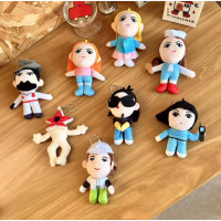 Брелок м’яка іграшка чібі стиль 006 15 см (12 шт/упак)