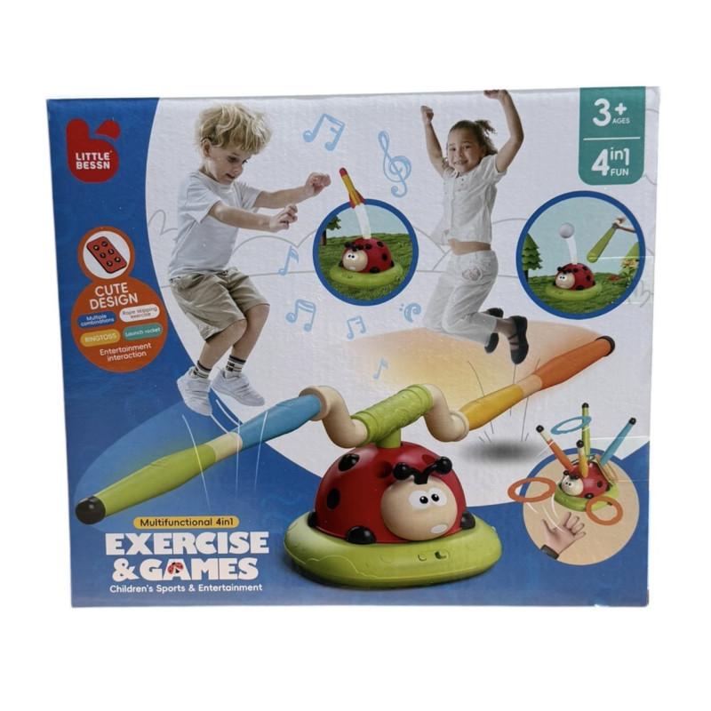 Дитячий ігровий набір “Exercise & Games 4 в 1” 296BY (12 шт)