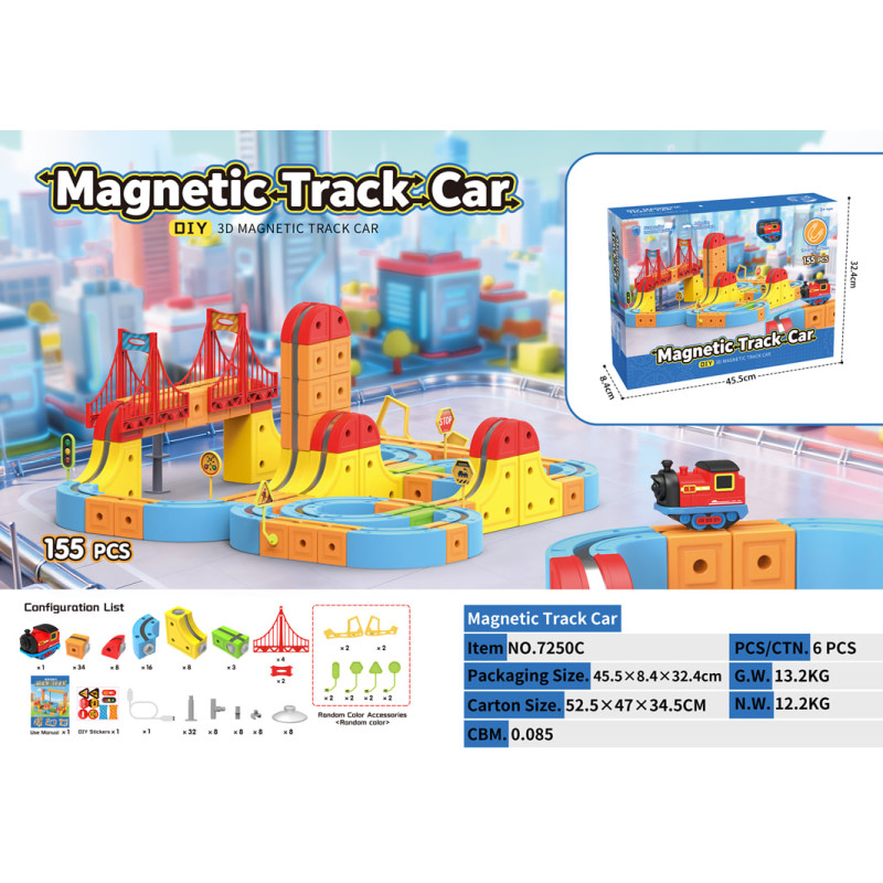 Магічний 3D-трек Cube 7250C (155 деталь) (6 шт)