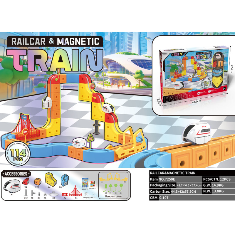 Магічний 3D-трек Cube 7250E (144 деталь) (12 шт)