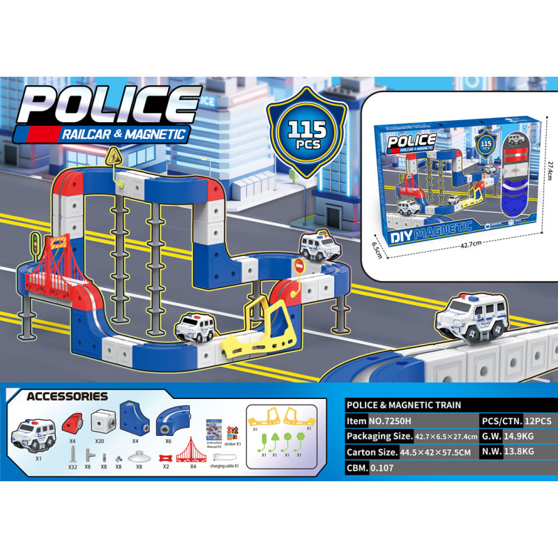 Магічний 3D-трек Cube 7250H-1D (115 деталь) (12 шт)