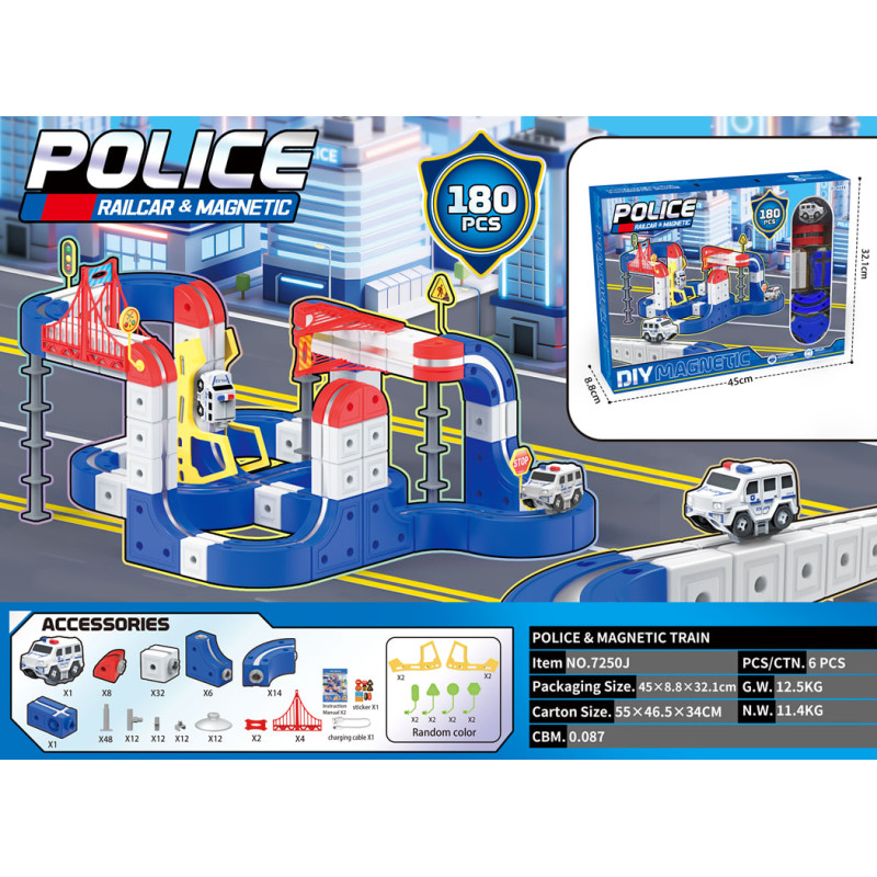 Магічний 3D-трек Cube 7250J-1D (180 деталь) (8 шт)