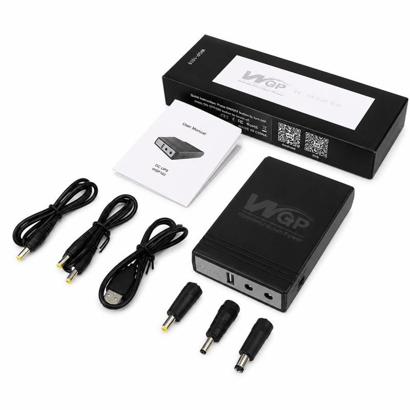 Mini UPS WGP power bank для роутера 10400mAh