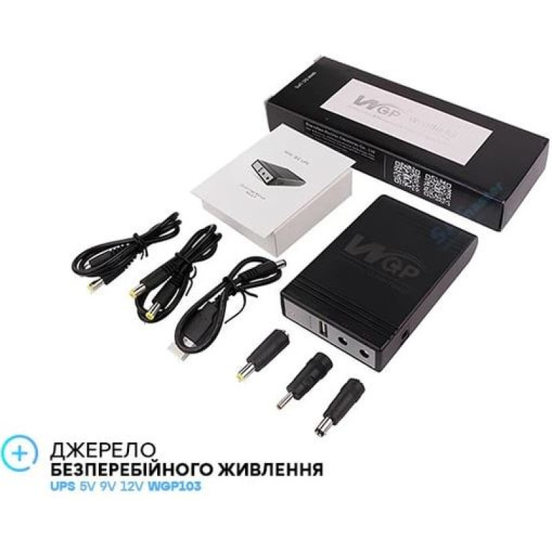 Mini UPS WGP power bank для роутера 10400mAh