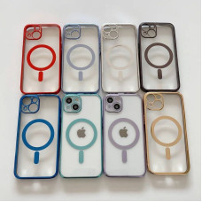 Чохол Luxury Plating Clear Magnetic Magsafe iPhone 12