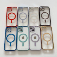 Чехол Luxury Plating Clear Magnetic Magsafe iPhone Xr