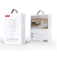 СЗУ XO CE15 PD20W USB-C fast charging charger with Type-C cable