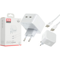 СЗУ XO L102 35W dual Type-c port fast charger with Type-c cable