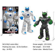 Робот-крокер Galaxy Warrior зі звуком та світлом 616 (24 шт)