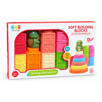 Конструктор - пірамідка Soft Building Blocks, 21 деталь  688-2B (72 шт)