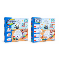 Набір для малювання Magical paint brush 6010D 42 картинки (48 шт)