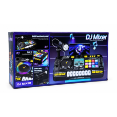 Дитячий DJ-мікшер «Юний діджей» із мікрофоном і світловими ефектами 8D-8A (21 шт)