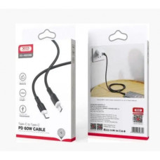 Кабель XO NB208B Liquid Silicone Data Type-c to Type-c 60W cable