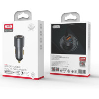 АЗУ XO CC45 PD30W PD+USB30W Shared 60W Metal High Power Car Charger