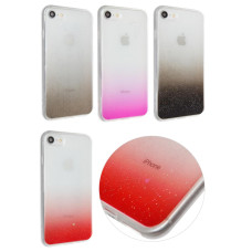 Чохол силіконовий блискітки Ambre iPhone Xs
