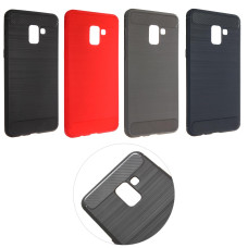 Чохол силіконовий карбонові вставки Xiaomi Redmi K30 / Poco X2