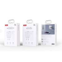 СЗУ XO L136 PD20W 1USB-C Fast Charging Charger with Type-C cable