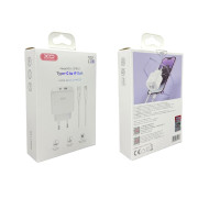 СЗУ XO L137 PD20W/QC18W (1USB-A+1USB-C) Fast Charging Charger