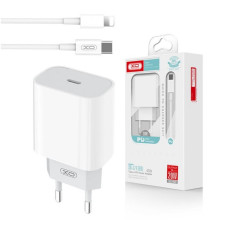 СЗУ XO L77 20W PD Fast charger with Lightning cable Type-c to Lightning
