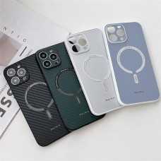 Чохол Magnetic Carbon Fiber Frameless iPhone 14 Plus