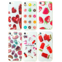 Чохол силіконовий 3D малюнок прозорий iPhone 5