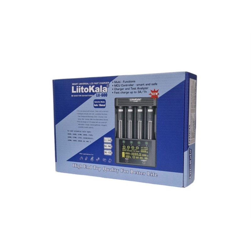 Зарядний пристрій LiitoKala Lii-600 battery charger