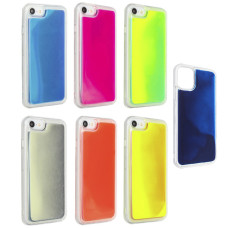 Чехол жидкие блестки Color Sand Samsung A41 (A415)