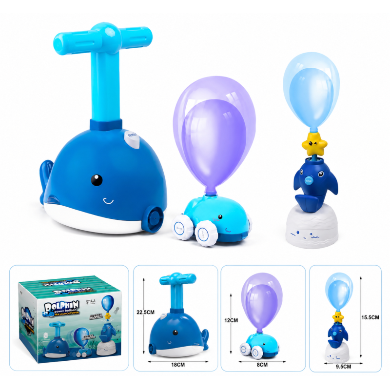 Іграшковий дитячий набір Dolphin Power Balloon Sea Launch Tower KB198-2 (24 шт)