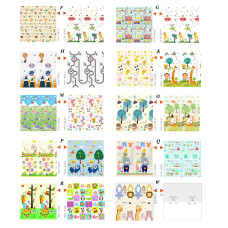 Детский складной развивающий термоковрик 150х180