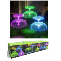 Садовий світлодіодний світильник на сонячній батареї Медуза подвійна (2 шт. в комплекті) 60263 Садовий світлодіодний світильник на сонячній батареї Медуза подвійна (2 шт. в комплекті) 60263