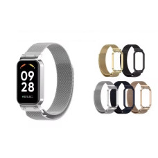 Ремешок Xiaomi Mi Band 8 Active Steel Milanese Loop (магнит)