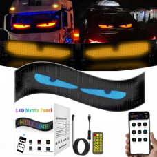 Авто Глазки гибкая LED-панель Matrix Panel Fullcolor программируемая с пультом 20х64 (347mm*110mm)