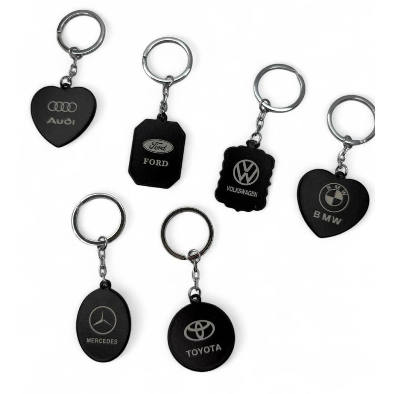 Брелок для авто ключів mettal black