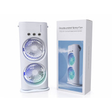 Вентилятор FH-666 настільний дворівневий з охолодженням Double-ended Spray Fan LED (24 шт)
