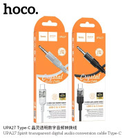 Кабель Hoco UPA27 Spirit transparent digital audio conversion cable Type-C