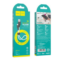 Кабель Hoco X21 Plus Silicone charging cable for Type-C (L=0.25M) Кабель Hoco X21 Plus Silicone charging cable for Type-C (L=0.25M)