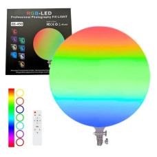 Круглая LED лампа видеосвета RGB LED GS-450