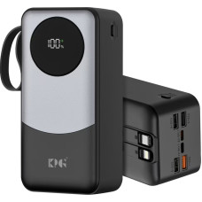 Power bank King Power KPG-402X 40000MAH 22.5W 2cable LCD (28шт.)
