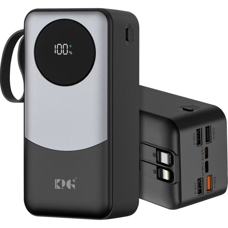 Power bank King Power KPG-402X 40000MAH 22.5W 2cable LCD (28шт.)