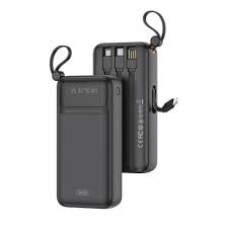 Powerbank XO PR279 comes with 4 cables (USB-A, TYPE-C, Micro, iP) 20000 mAh