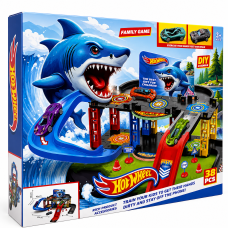 Траса з гірками та паркінгом Hot Wheels 38 деталей T876-11 (48 шт)