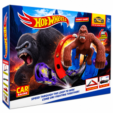 Траса Hot Wheels 6601 – Looping Track із трьома кільцями та стартом 6601 (36 шт)