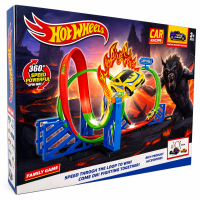 Траса Hot Wheels 6605 – Looping Track із трьома кільцями та стартом 6605 (36 шт)
