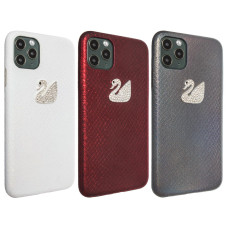 Чохол Leather Swarovski Logo iPhone 7/8 SE 2