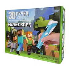 3D ручка с трафаретами Minecraft (60 шт)