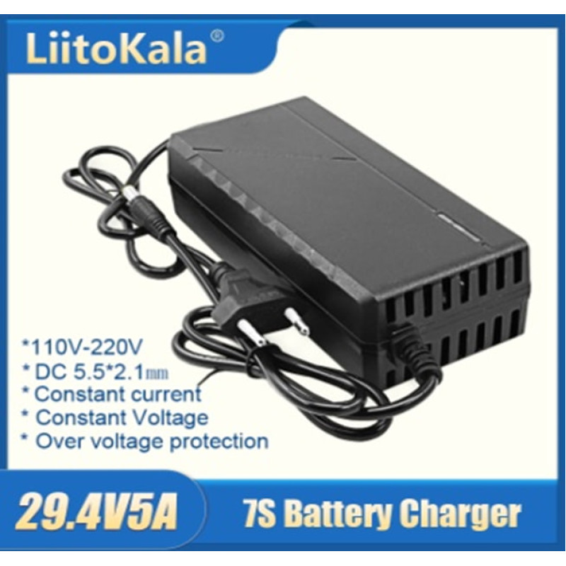 Зарядний пристрій LiitoKala 7S-29.4V5A