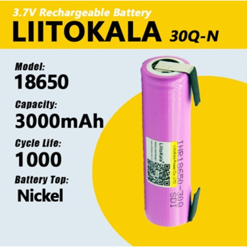 Аккумулятор LiitoKala Lii-30Q-N 3000mah